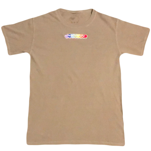 '19 sheep logo t-shirt - tan